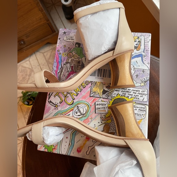 Jeffrey Campbell Striped wood heel  & Leather upper, NWT in Box Sz 9.5; awesome! - Picture 11 of 11